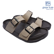 Porto 1029M - Sandal Casual Pria - Sendal Selop Ban 2 Gesper Aktif Anti Slip Anak Dewasa