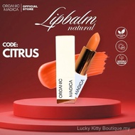 Lipbalm CODE : CITRUS (PINK ORANGEY) ORGANIC MAGICA (MERAWAT BIBIR HITAM)