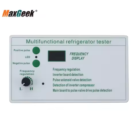Maxgeek 4-In-1 Inverter Refrigerator Detector Refrigerator Repair Tool Pulse Solenoid Valve Test Eng