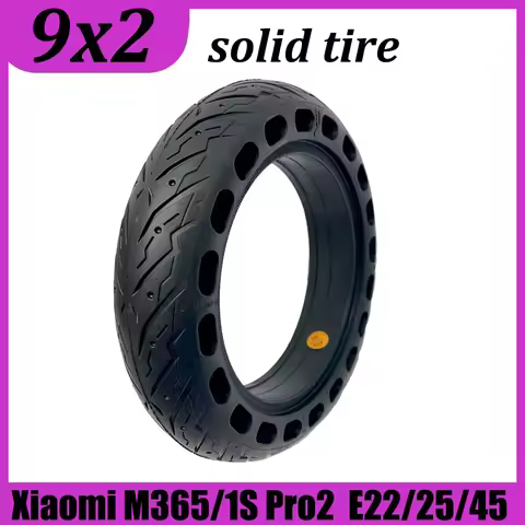 9x2 Solid Tire for Xiaomi M365/1S Pro2 Ninebot E22 E25 E45 Electric Scooter 9 Inch Non-Pneumatic Exp