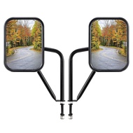 Doors Off Mirrors for Jeep Wrangler CJ YJ TJ JK JL & Unlimited, Wider Rearview Mirrors Square Door S