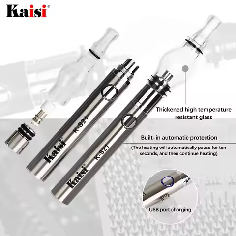 Kaisi K-S21 Glass Rosin Atomizing Pen For Motherboard Short Circuit Detection Instrument Not Solderi
