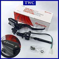 TWC MASTER PUMP BREMBO DESIGN CAN SUPPORT MOST Motorcycle Universal Y15ZR/LC135/R25/ER6/XMAX/NVX155/R15 Pump Clutch S