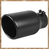 [K U Y G] Bolt-on Installation 3 Inch Inlet Black Exhaust Tip 3 X 4.5 X 9 Black Paint Finish