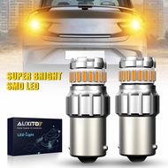 Canbus 1156 P21W BA15S Amber Yellow White Super Bright IP65 Waterproof LED Brake Light 2PCS