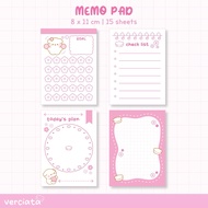[MEMO PAD] Goals tracker Check List/ Today's plan/ Grid note/ - verciata merchOriginal