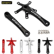 【 Ready Stock】Litepro LP Bike Crankset Bicycle Square Crank Arm Prowheel For Fnhon JAVA Dahon Fol