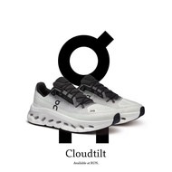 666 On Cloudtilt Men's and Women's cushioned and breathable low top running shoes White/Black WWMM E