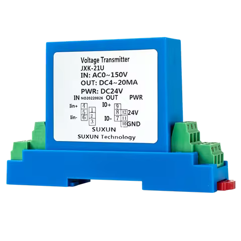 AC Voltage Transmitter High Precision AC 75mV 20V 50V 100V 200V 300V 1000V Transducer Sensor 4-20mA 