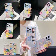 Cute Cartoon Minnie Mickey Mouse Monsters Phone Case For OPPO R11 R11S Plus R15 R17 Pro R15S Casing Camera Protection Soft TPU Transparent Cover