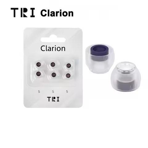 TRI Clarion Silicone Earphone Eartips 3 Pairs for S/M/L Size Headphone Accessory Wired Headset Earbu