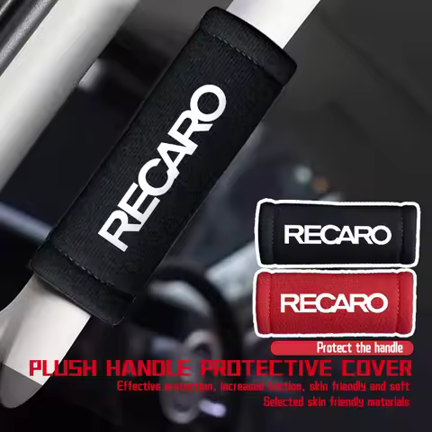 Car Suede Door Roof Handle Protector Cover Anti-wear Protector Auto Accessories For Recaro