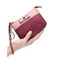 dompet perempuan dompet perempuan cute Cowhide Fashion Ladies Mini Lipstick Coin Coin Purse