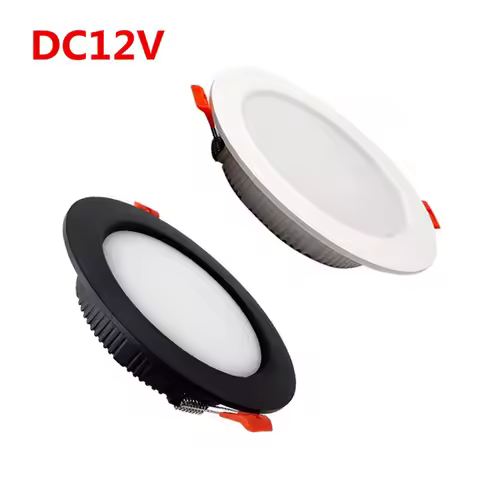 LED 12V Downlight 3W 5W 7W 9W 12W 15W 18W DC12V LED Ceiling Down light Recessed Indoor Lighting led 