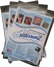 Warm Company (3-Pack) Lite Steam A Seam 2 Double Stick Fusible Web 9 inch x 12 inch Sheets 5 Pack 54