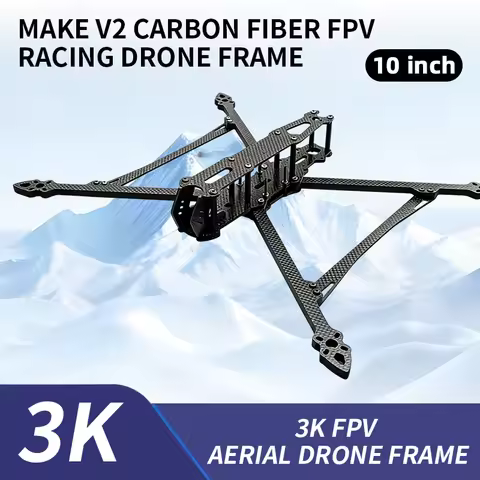 MARK V2 10 Inch 3K Carbon Fiber H-Type FPV Drone Frame Kit 375mm Wheelbase for Long Range Freestyle 
