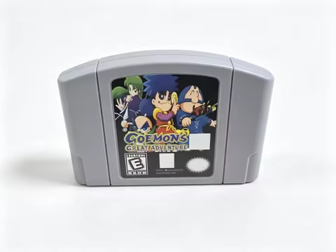Goemon`s Great AdventureVideo Game 64 Bit US Version Game Cartridge For N64 Game Console