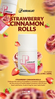  STRAWBERRY CINNAMON ROLLS FREEBASE 60ML 