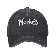 Norton Motorcycle Retro Classic Logo Novelty Hipster Cowboy Hat