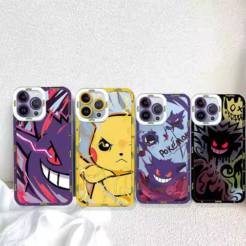 Cute Pocket Monster Gengar Case For Xiaomi POCO F7 5G 15T PTO X7 X5 X6 F5 X3 M3 X4GT M4Pro 11 12 Lit
