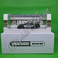 Diecast Inno DPLS IDE 12 Undefeated Porsche RWB 993 green rubber tires limited edition