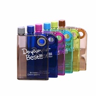 ️ Creative Summer Water Bottle Square Frosted Flat Water Cup A5 Book Water Bottle Portable Design Ne