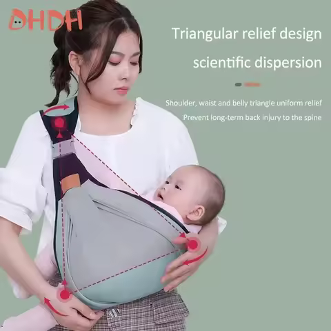 DHDH Baby Carrier Waist Stool Walkers Baby Sling Hold Waist Belt Backpack Hipseat Belt Kids Adjustab