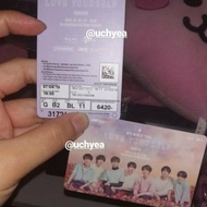 Merchandise official BTS Ticket concert in Bangkok Love yourself tour LY in bkk MD BT21