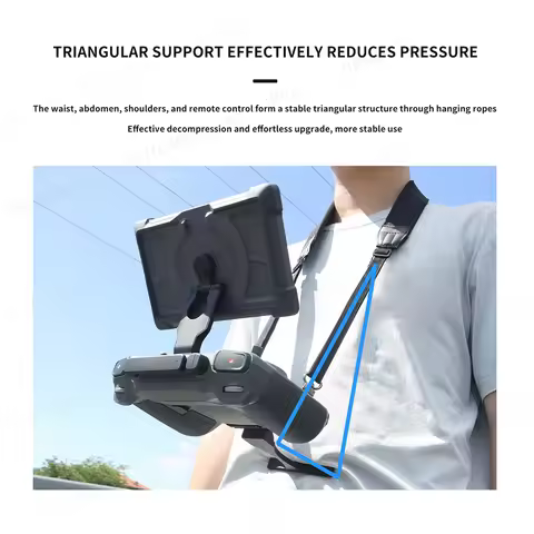 RC Pro 2 Remote Controller Bracket Belly Support Pressure Reducing Hanging Rope Protective For DJI M