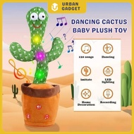 120 Songs Dancing Cactus Twist Cactus Singing Dancing Talking Recording Baby Plush Toy Kids Gift Christmas Gift