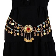 Xinjiang Ethnic Accessories Belly Dance Pendant Waist Accessories Waist Chain Ethnic Style Tassel Al