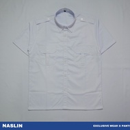 KEMEJA White PDH Shirt for Men, Civil Servant/, Regional Government, White Civil Servant Pdh, Men's 