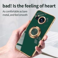 For Sharp Aquos Sense 7/8/9 Caseing Magnetic Waterproof Cover Finger Ring Holder With Lanyard