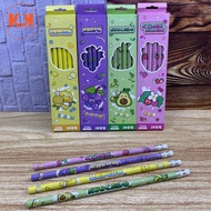 (12 PCS) 2B FRUIT CHARACTER PENCIL PENCIL 2B PENSIL 2B 2B PENCIL CONTENTS 12 PCS FREE Penghapus 2B S
