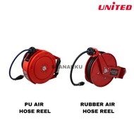PU Air Hose Reel (Ø 8mm x Ø 12mm x 10m) &  Rubber Air Hose Reel (Ø 8mm x Ø 16mm x 15m)