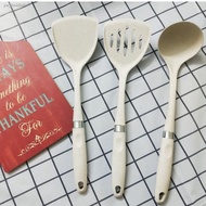 ✖☑◇[Malaysia In stock] SET SENDUK SILICONE KITCHEN TOOLS SILICONE SPATULA KUALITI IKEA/TEFAL[FAST SH