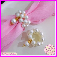 famindo - Bros Ring Mutiara / Bross Dagu Juntai / Tuspin Mutiara Kecil / Pin bisa 1 Lusinan Grosir E