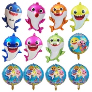 Baby Shark Balloon Marine Animal Aluminum Foil Balloon Set Foreign Trade Balloon Birthday Arrangement Shark Party Decoration