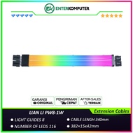 LIAN LI PW8-1W Wireless Strimer GPU 2-Piece8-PIN - Highly Customizable Addressable RGB Extension Cab