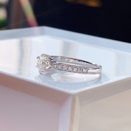 2 Carat Platinum Diamond Ring Female Hearts Arrows Lifetime Color Preservation 2ct moissanite Ring m