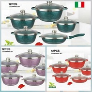 DESSInI 12pcs Casserole Cookware Ready Stock