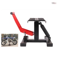Motorcycle Dirt Bike Stand Lift Jack Hydraulic Lifting Table Universal Repairs Bench 450KG Load Capacity Support 360° Rotation &amp; Height Adjustable for Motorcycl  MOTO-4.22