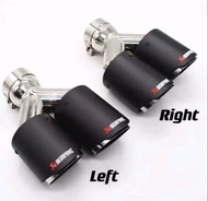 Akrapovic Twin Tips Carbon Fibre Exhaust