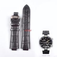 New Style Convex Watch Strap Suitable for ORIS ORIS Diving Strap 733 Watch Strap Genuine Leather But