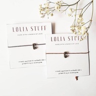 INITIAL KNOT (letter bracelet/INITIAL bracelet/boho bracelet/sandal bracelet)