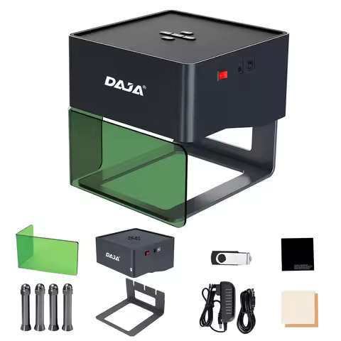 DAJA DJ6 Mini Portable Laser Engraving Machine BT Connection Laser Cutter Engraver Tool for Wood Lea