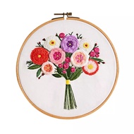 Embroidery Cross Stitch Diy kit set ( Including Cross Stitch Ring)