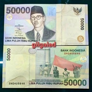 50.000 Rupiah Wr. Supratman 1999 Uang Kuno Tbk