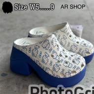 รองเท้าส้นสูง รองเท้า แบบสวมสำหรับผู้หญิงมาใหม่ รุ่น Crocs Siren clog มีไซส์ 35---40 งานสวยเรียบรู้