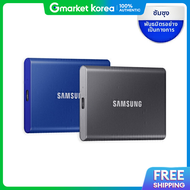 Samsung | SSD T7 2TB MU-PC2T0T/WW สเทา+กระเปาใสของแท_K